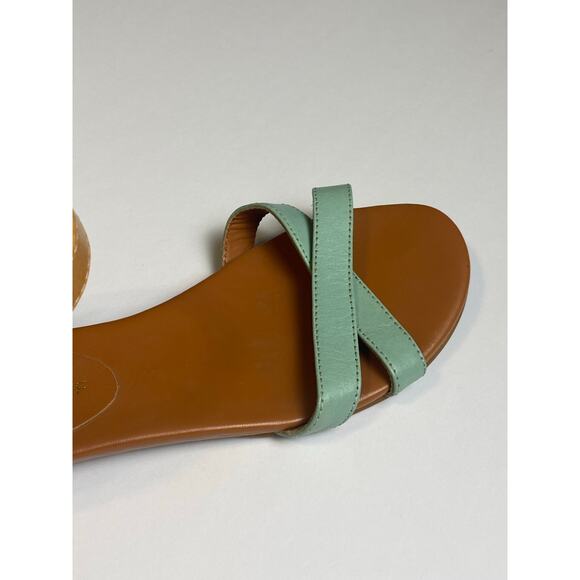 Rebecca Minkoff Women's Tan and Green Bettina Strappy, Flat Sandal Size 6 - Picture 8 of 10